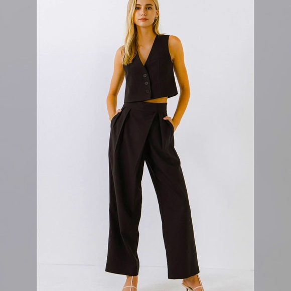 Endless Rose Black Vest - Size Large - Picture 6 of 8